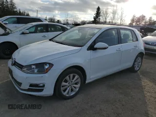 2015 Volkswagen Golf TSI SEL z VIN 3VW217AU3FM097200, wystawiony jako Copart lot #86485694 z przebiegiem 141 979 mil mil oraz Czysty tytuł • Clean title. Historia ofert i sprzedaży dostępna na DreamBid. Obrazek 1.