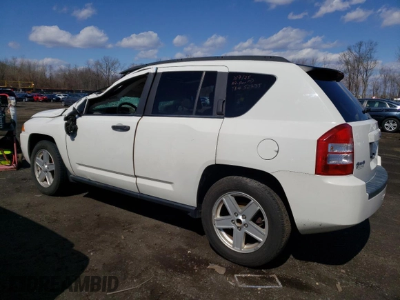 2007 Jeep Compass Sport with VIN 1J8FF47W67D356071, listed as a Copart auction lot 50372755 with 127,033 mi miles and Salvage Title. Bid and sale history available at carsss.com. Image 2.