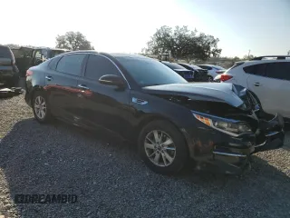 2018 Kia Optima LX with VIN 5XXGT4L36JG196206, listed as a Copart auction lot 45461035 with Not Provided miles and Salvage Title. Bid and sale history available at DreamBid. Image 4.