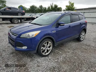 2013 Ford Escape Titanium with VIN 1FMCU9J94DUD35713, listed as a Copart auction lot 61155665 with 141,531 mi miles and Clean title. Bid and sale history available at DreamBid. Image 1.