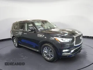 2021 Infiniti QX80 LUXE with VIN JN8AZ2AF6M9720255, listed as a Copart auction lot 64217953 with 40,331 mi miles. Bid and sale history available at carsss.com. Image 4.