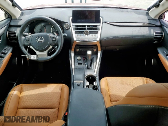 2021 Lexus NX 300 with VIN JTJDARBZ3M5032056, listed as a Copart auction lot 56967115 with 13,155 mi miles and Salvage title. Bid and sale history available at DreamBid. Image 8.