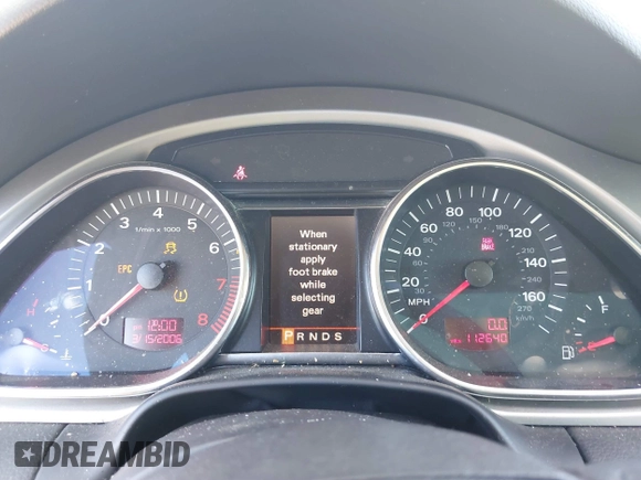 2007 Audi Q7 z VIN WA1AV74L67D046982, wystawiony jako IAAI lot #40306587 z przebiegiem 112 640 mil mil oraz . Historia ofert i sprzedaży dostępna na DreamBid. Obrazek 7.