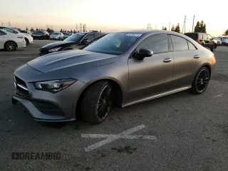 2022 Mercedes-Benz CLA with VIN W1K5J4GB4NN247412, listed as a Copart auction lot 86163214 with 35,128 mi miles and Salvage Title. Bid and sale history available at carsss.com. Image 1.