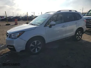 2017 Subaru Forester Premium with VIN JF2SJAGC2HH530562, listed as a Copart auction lot 48082595 with 111,907 mi miles and Salvage Title. Bid and sale history available at carsss.com. Image 1.
