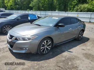 2017 Nissan Maxima SL with VIN 1N4AA6AP0HC442082, listed as a Copart auction lot 59102015 with 91,881 mi miles and Salvage title. Bid and sale history available at DreamBid. Image 1.