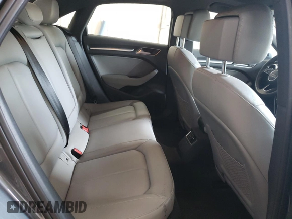 2017 Audi A3 Premium Plus with VIN WAUJ8GFF7H1060118, listed as a Copart auction lot 60925654 with 58,913 mi miles and Salvage Title. Bid and sale history available at DreamBid. Image 10.