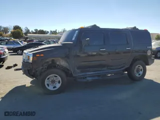 2003 Hummer H2 with VIN 5GRGN23U73H113541, listed as a Copart auction lot 75551354 with 0 mi miles and Non Repairable. Bid and sale history available at carsss.com. Image 1.