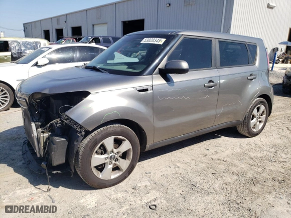 2019 Kia Soul with VIN KNDJN2A24K7020909, listed as a Copart auction lot 53020345 with 76,686 mi miles and Salvage Title. Bid and sale history available at carsss.com. Image 1.