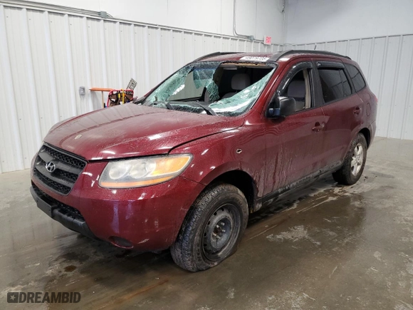 2009 Hyundai Santa Fe GLS with VIN 5NMSG13D79H284362, listed as a Copart auction lot 49079705 with 0 mi miles and Salvage Title. Bid and sale history available at carsss.com. Image 1.