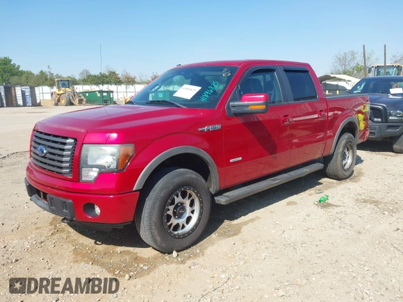 2011 Ford F-150 XLT with VIN 1FTFW1ET5BFC55566, listed as a IAAI auction lot 41896825 with 287,297 mi miles. Bid and sale history available at carsss.com. Image 21.