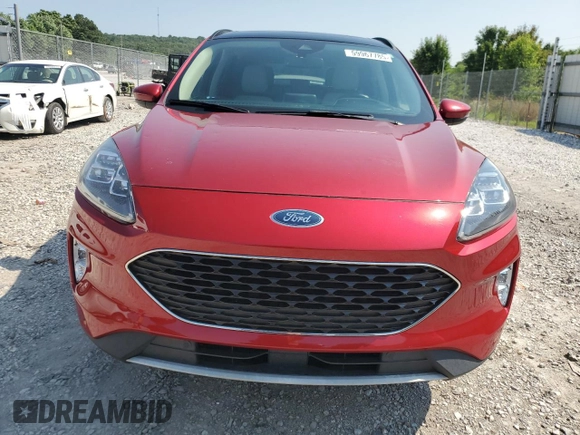 2020 Ford Escape Titanium with VIN 1FMCU9J95LUB28584, listed as a Copart auction lot 59967785 with 94,392 mi miles and Salvage title. Bid and sale history available at DreamBid. Image 5.