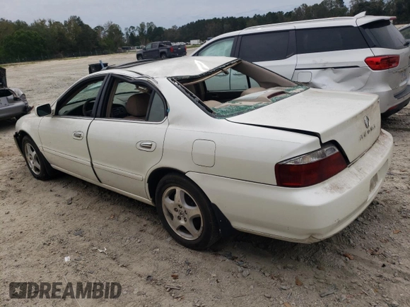 2003 Acura TL with VIN 19UUA56643A069846, listed as a Copart auction lot 75138874 with 125,766 mi miles and Salvage Title. Bid and sale history available at carsss.com. Image 2.