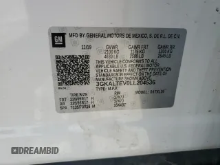 2020 GMC Terrain SLE z VIN 3GKALTEV0LL204536, wystawiony jako Copart lot #54000265 z przebiegiem 61 666 mil mil oraz Szkody całkowita. Historia ofert i sprzedaży dostępna na DreamBid. Obrazek 13.