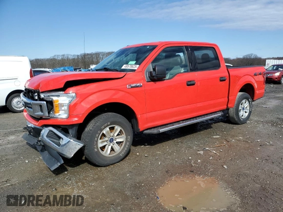 2018 Ford F-150 XL with VIN 1FTEW1E53JFA01866, listed as a Copart auction lot 49578625 with 85,690 mi miles and Salvage Title. Bid and sale history available at carsss.com. Image 1.