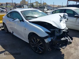 2019 Lexus RC 300 z VIN JTHHA5BC0K5009659, wystawiony jako IAAI lot #42533012 z przebiegiem Nie podano mil oraz . Historia ofert i sprzedaży dostępna na DreamBid. Obrazek 1.