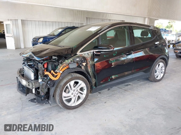 2023 Chevrolet Bolt EV 1LT with VIN 1G1FW6S0XP4150010, listed as a IAAI auction lot 42256426 with 26,397 mi miles and . Bid and sale history available at DreamBid. Image 2.