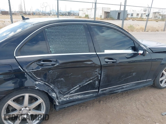 2012 Mercedes-Benz C-Class C 300 Sport with VIN WDDGF8BB7CA718546, listed as a IAAI auction lot 41901351 with 218,830 mi miles. Bid and sale history available at carsss.com. Image 17.