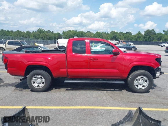 2022 Toyota Tacoma SR with VIN 3TYSX5EN1NT014391, listed as a IAAI auction lot 42470136 with 31,720 mi miles and . Bid and sale history available at DreamBid. Image 14.