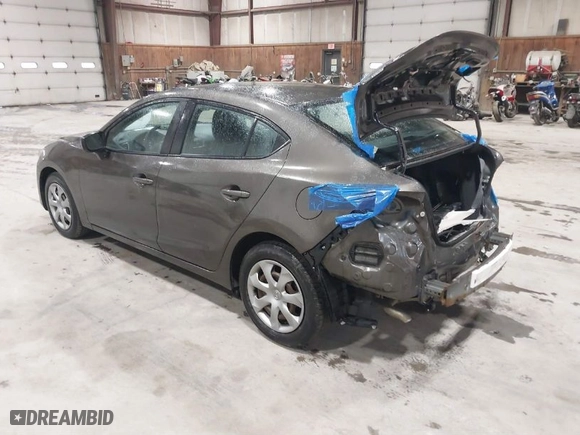 2014 Mazda Mazda3 i Sport with VIN JM1BM1U7XE1214649, listed as a IAAI auction lot 41768160 with 62,016 mi miles. Bid and sale history available at carsss.com. Image 3.