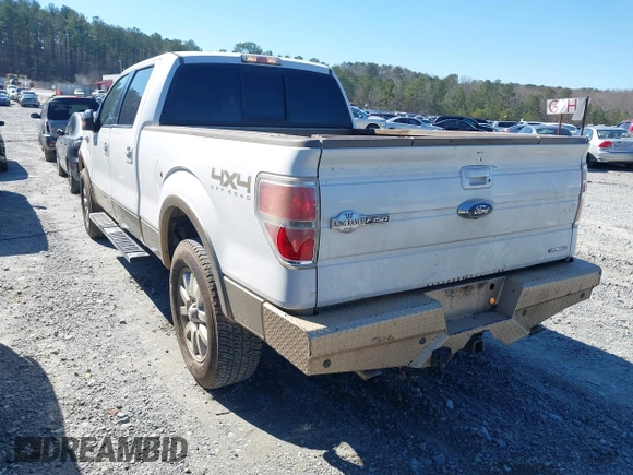 2012 Ford F-150 XL with VIN 1FTFW1EFXCKD49459, listed as a IAAI auction lot 41600963 with 260,704 mi miles. Bid and sale history available at carsss.com. Image 3.
