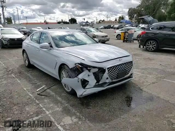 2020 Genesis G70 2.0T with VIN KMTG64LA7LU056492, listed as a Copart auction lot 46338413 with 24,645 mi miles and . Bid and sale history available at DreamBid. Image 11.