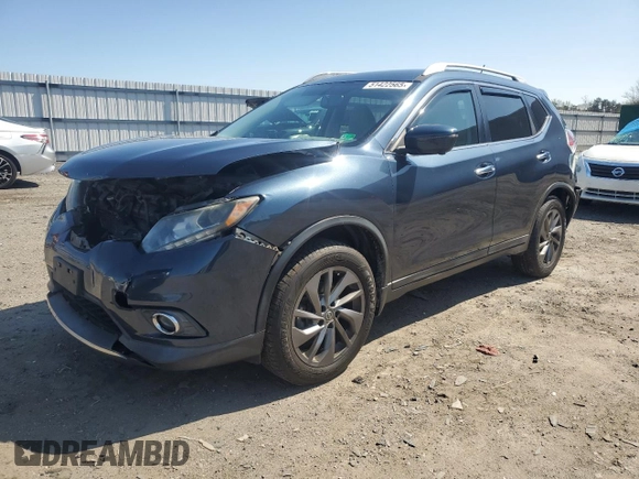 2016 Nissan Rogue SL with VIN 5N1AT2MVXGC767081, listed as a Copart auction lot 54669875 with 147,872 mi miles and Salvage Title. Bid and sale history available at DreamBid. Image 1.
