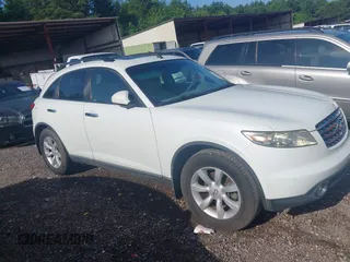 2005 Infiniti FX with VIN JNRAS08U75X101301, listed as a IAAI auction lot 42545229 with 200,314 mi miles and . Bid and sale history available at DreamBid. Image 1.