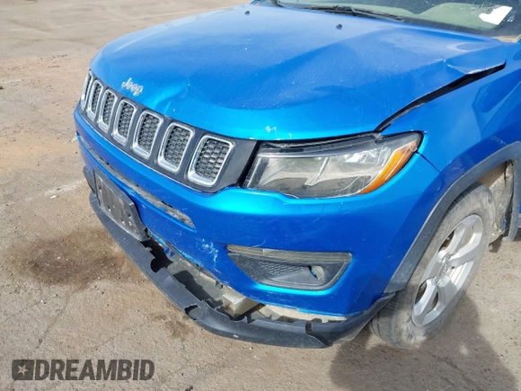 2018 Jeep Compass Latitude with VIN 3C4NJCBB9JT420489, listed as a IAAI auction lot 42021169 with 130,630 mi miles and . Bid and sale history available at DreamBid. Image 6.