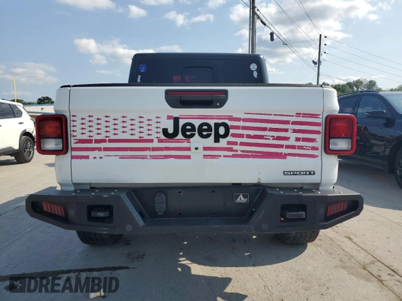 2020 Jeep Gladiator Sport S с VIN 1C6HJTAG8LL121995, выставлен на аукционе Copart как лот 57208555 с пробегом 118 545 миль миль и Чистый • Clean title. История ставок и продаж доступна на DreamBid. Изображение 6.