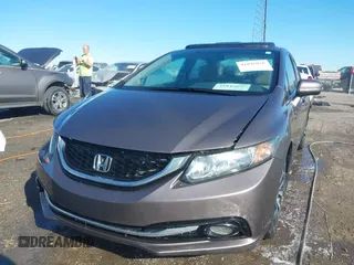 2015 Honda Civic Sedan EX-L with VIN 19XFB2F94FE058649, listed as a IAAI auction lot 41845076 with 191,652 mi miles. Bid and sale history available at carsss.com. Image 12.