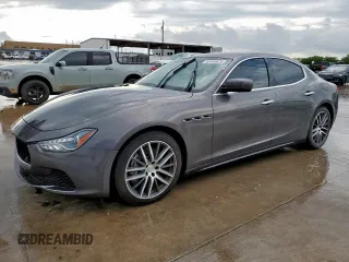2015 Maserati Ghibli S Q4 z VIN ZAM57RTA3F1144117, wystawiony jako Copart lot #55665425 z przebiegiem 67 741 mil mil oraz Tytuł czysty. Historia ofert i sprzedaży dostępna na DreamBid. Obrazek 1.