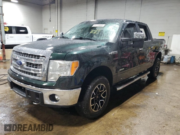 2014 Ford F-150 XL with VIN 1FTFW1ET9EFC03930, listed as a Copart auction lot 51215465 with 132,063 mi miles and Salvage Title. Bid and sale history available at carsss.com. Image 1.