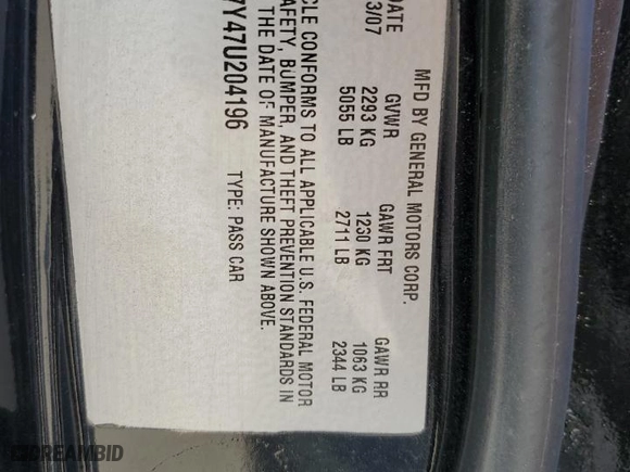 2007 Cadillac DTS Luxury I with VIN 1G6KD57Y47U204196, listed as a Copart auction lot 50934185 with 145,771 mi miles and Salvage Title. Bid and sale history available at carsss.com. Image 14.