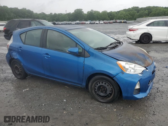 2012 Toyota Prius One with VIN JTDKDTB3XC1001225, listed as a Copart auction lot 56788985 with 159,817 mi miles and Salvage Title. Bid and sale history available at DreamBid. Image 4.