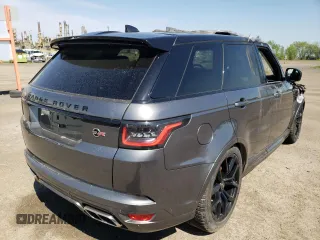 2019 Land Rover Range Rover Sport SVR with VIN SALWZ2SE1KA821229, listed as a Copart auction lot 46213362 with Not Provided miles and Non Repairable. Bid and sale history available at DreamBid. Image 4.