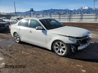 2010 BMW 5 Series 535i with VIN WBANW1C55AC168036, listed as a Copart auction lot 84266224 with 159,224 mi miles and Salvage Title. Bid and sale history available at carsss.com. Image 4.