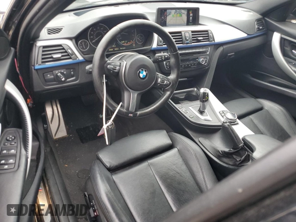 2015 BMW 3 Series 335i xDrive with VIN WBA3B9G56FNR92960, listed as a Copart auction lot 60963875 with 135,624 mi miles and Salvage title. Bid and sale history available at DreamBid. Image 8.