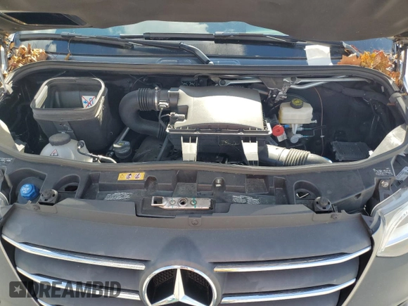 2021 Mercedes-Benz Sprinter Cargo with VIN W1W4ECHY2MT057677, listed as a Copart auction lot 70552843 with 52,530 mi miles and . Bid and sale history available at carsss.com. Image 12.