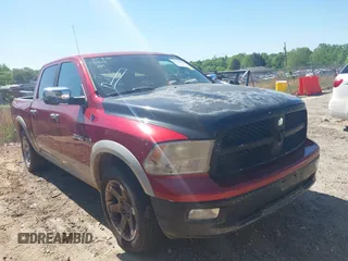2009 Dodge 1500 Sport with VIN 1D3HB13TX9S710881, listed as a IAAI auction lot 42038909 with 176,502 mi miles. Bid and sale history available at carsss.com. Image 1.