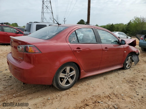 2013 Mitsubishi Lancer SE with VIN JA32V2FW2DU022922, listed as a Copart auction lot 52535815 with 147,865 mi miles and Salvage Title. Bid and sale history available at carsss.com. Image 3.