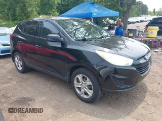 2011 Hyundai Tucson GL with VIN KM8JT3AB7BU121659, listed as a IAAI auction lot 42437270 with 119,865 mi miles and . Bid and sale history available at DreamBid. Image 1.