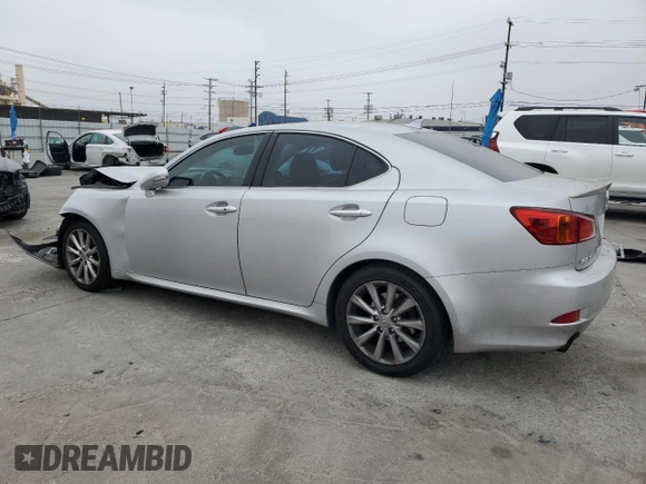 2010 Lexus IS 250 with VIN JTHBF5C24A5110506, listed as a Copart auction lot 52931455 with 117,942 mi miles and Salvage Title. Bid and sale history available at DreamBid. Image 2.