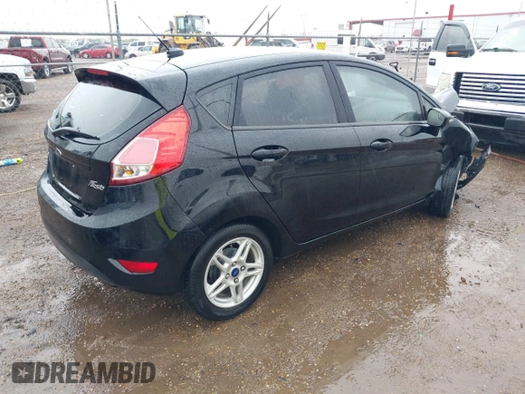 2019 Ford Fiesta SE with VIN 3FADP4EJ3KM165794, listed as a IAAI auction lot 41336199 with 80,653 mi miles. Bid and sale history available at carsss.com. Image 4.