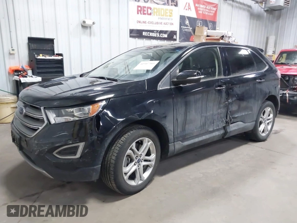 2018 Ford Edge Titanium with VIN 2FMPK4K82JBC14583, listed as a IAAI auction lot 41507385 with 86,193 mi miles. Bid and sale history available at carsss.com. Image 17.