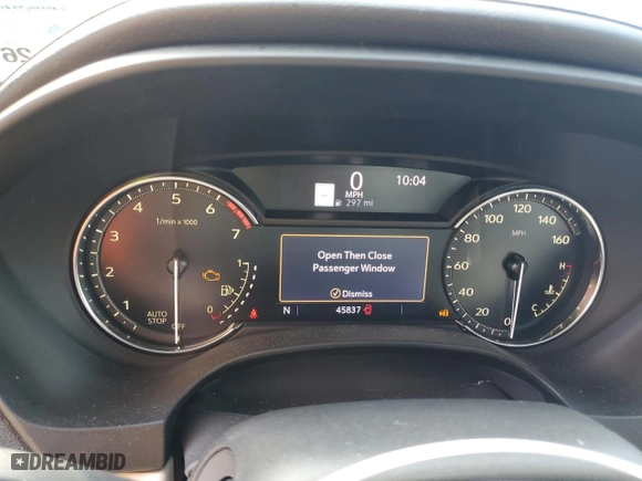 2020 Cadillac CT4 Luxury with VIN 1G6DJ5RK5L0153142, listed as a Copart auction lot 72014724 with 45,837 mi miles and Salvage Title. Bid and sale history available at carsss.com. Image 9.