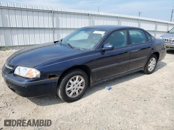 2001 Chevrolet Impala with VIN 2G1WF55E119345970, listed as a Copart auction lot 63767215 with 181,520 mi miles and Non repairable. Bid and sale history available at DreamBid. Image 1.