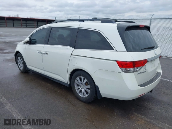 2016 Honda Odyssey EX-L with VIN 5FNRL5H64GB012832, listed as a IAAI auction lot 41881915 with 127,067 mi miles. Bid and sale history available at carsss.com. Image 3.