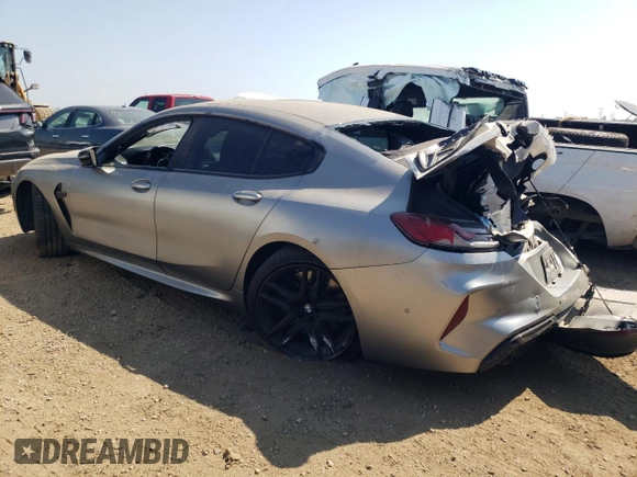 2021 BMW M8 z VIN WBSGV0C01MCF26925, wystawiony jako Copart lot #68743134 z przebiegiem Nie podano mil oraz Szkoda całkowita • Salvage title. Historia ofert i sprzedaży dostępna na DreamBid. Obrazek 2.