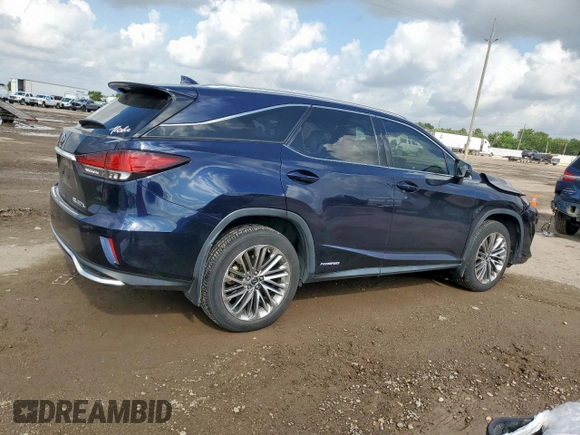 2022 Lexus RX 450hL Luxury with VIN JTJJGKFA8N2026687, listed as a Copart auction lot 66439125 with 39,177 mi miles and Salvage title. Bid and sale history available at DreamBid. Image 3.